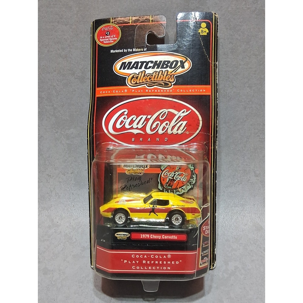 Matchbox Collectibles Coca-Cola 1979 Chevy Corvette Coupe 'Play Refreshed'